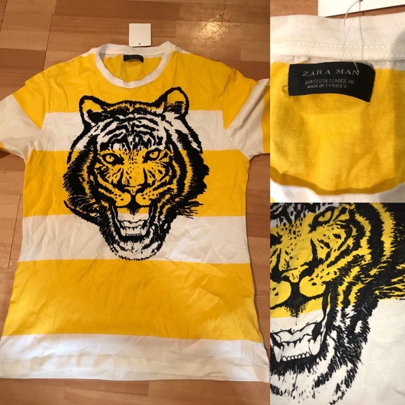 Yellow tiger shirt Clearance